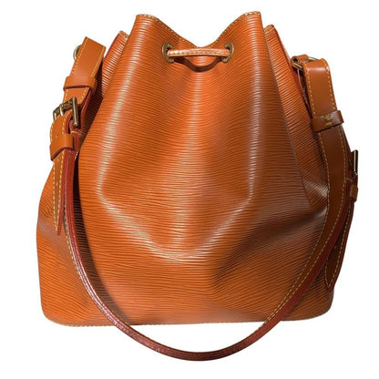 3489 Louis Vuitton Epi Petite Noe Shoulder Bag Drawstring M44103 Kenyan Brown