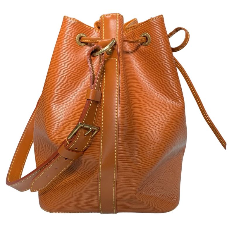 3489 Louis Vuitton Epi Petite Noe Shoulder Bag Drawstring M44103 Kenyan Brown