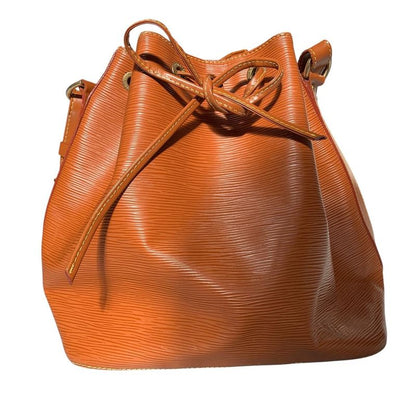 3489 Louis Vuitton Epi Petite Noe Shoulder Bag Drawstring M44103 Kenyan Brown