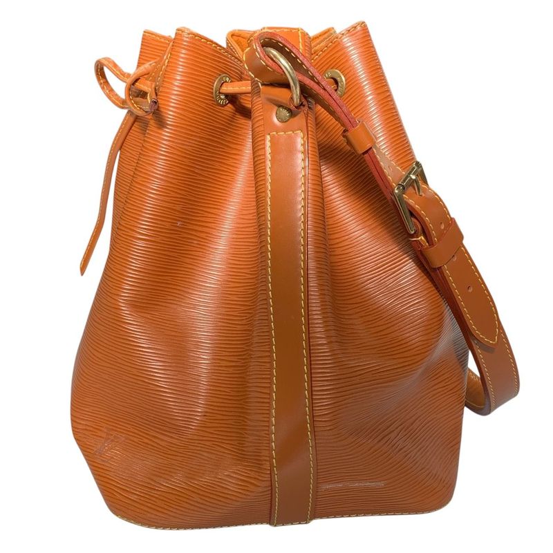 3489 Louis Vuitton Epi Petite Noe Shoulder Bag Drawstring M44103 Kenyan Brown