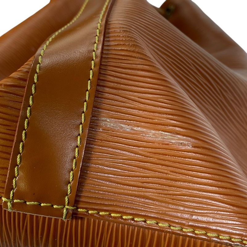 3489 Louis Vuitton Epi Petite Noe Shoulder Bag Drawstring M44103 Kenyan Brown