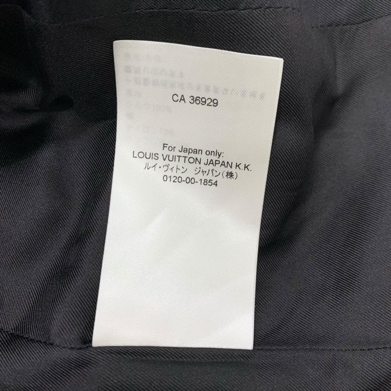 Louis Vuitton Monogram Outerwear Black Brown 24 SS Wetsuit Pull Tailored