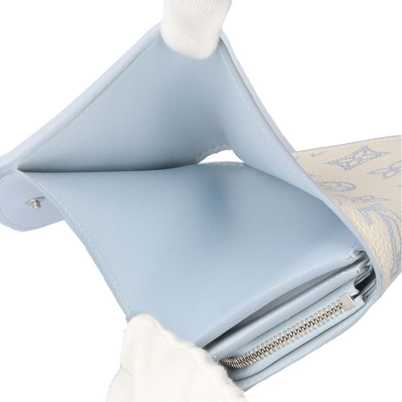 Louis Vuitton Portefeuille Iris Compact Mahina Bifold Wallet Monogram Mahina