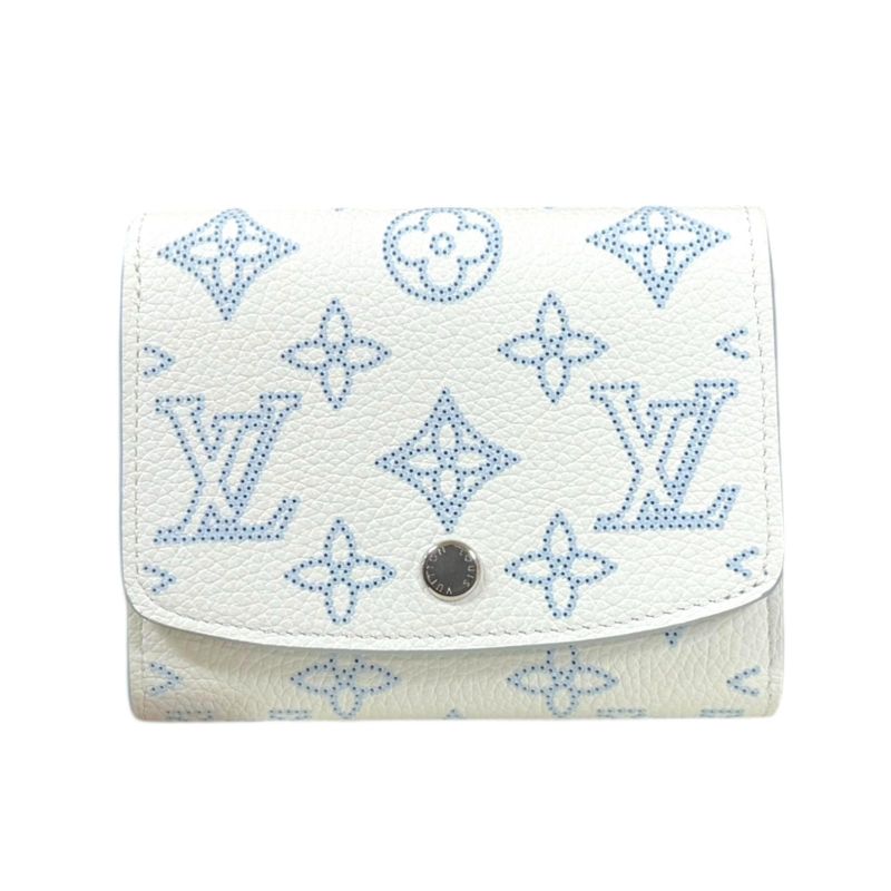 Louis Vuitton Portefeuille Iris Compact Mahina Bifold Wallet Monogram Mahina