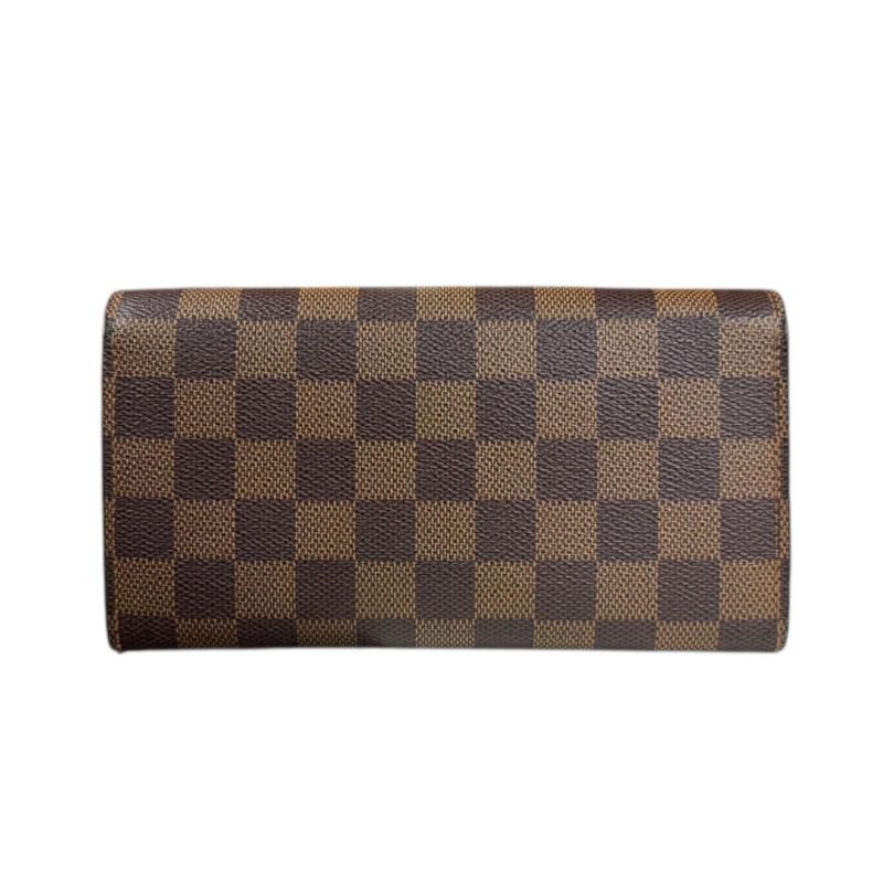 Louis Vuitton Portefeuille Sarah Damier Long Wallet Damier Canvas N61734 Unisex