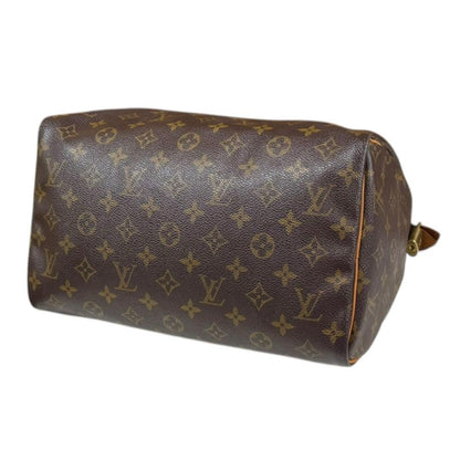 Louis Vuitton Speedy 30 Monogram Handbag Monogram Canvas M41108 Brown Women