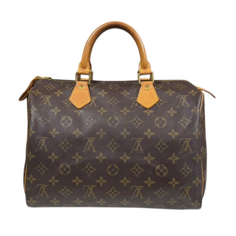 Louis Vuitton Speedy 30 Monogram Handbag Monogram Canvas M41108 Brown Women
