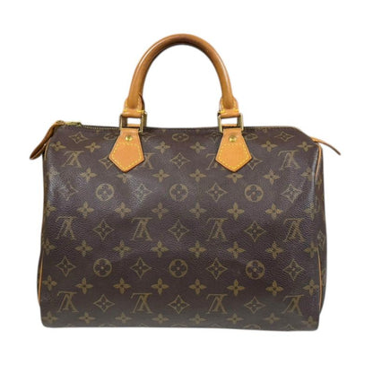Louis Vuitton Speedy 30 Monogram Handbag Monogram Canvas M41108 Brown Women