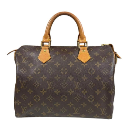 Louis Vuitton Speedy 30 Monogram Handbag Monogram Canvas M41108 Brown Women