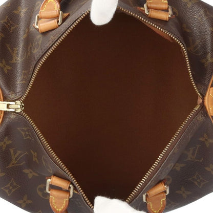Louis Vuitton Speedy 30 Monogram Handbag Monogram Canvas M41108 Brown Women
