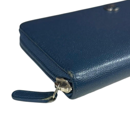 Chanel Coco Button Long Wallet Leather Ladies Chanel Preowned Chanel