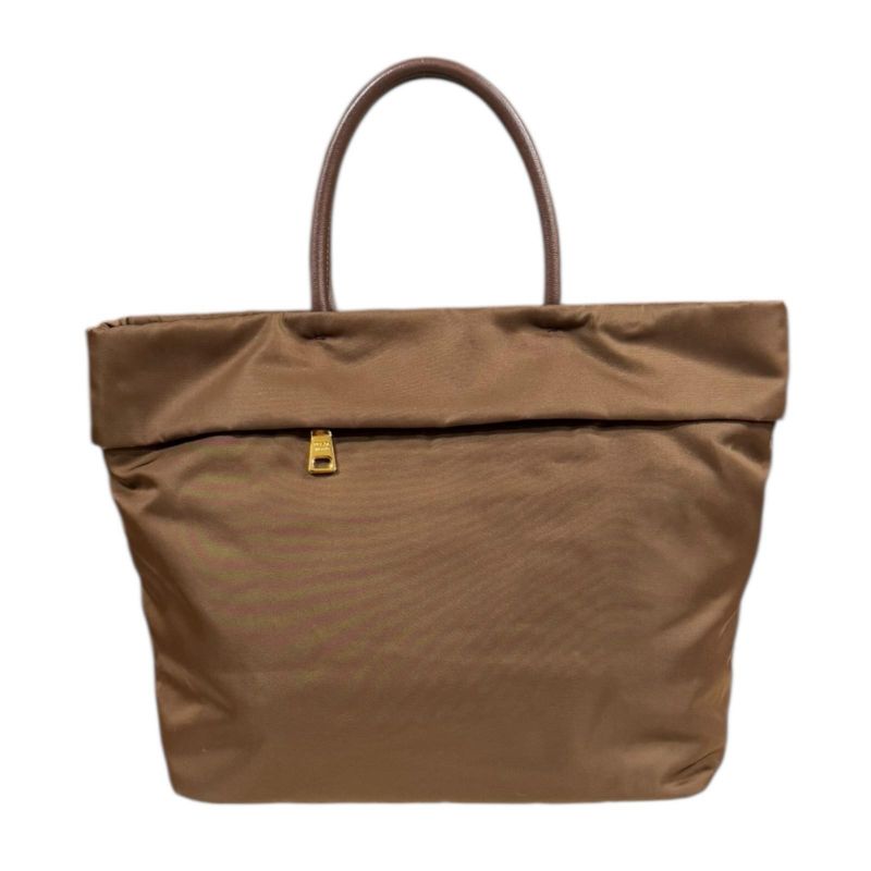 Prada Shoulder Bag Nylon Bn2531 Brown Ladies Prada Preowned Prada