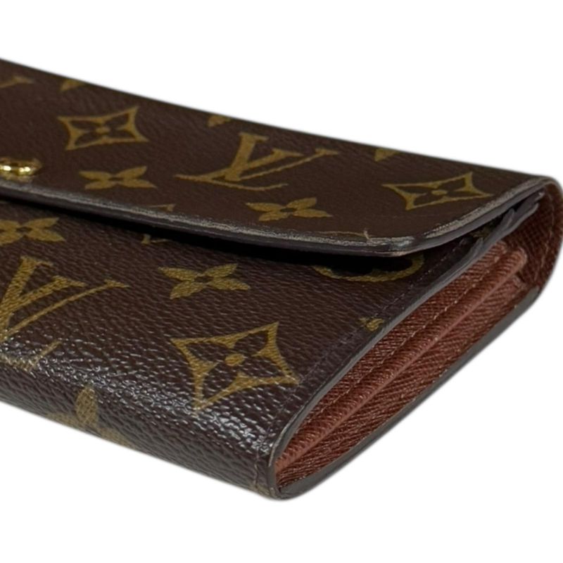 Louis Vuitton Portefeuille Sarah Monogram Long Wallet Monogram Canvas M61734
