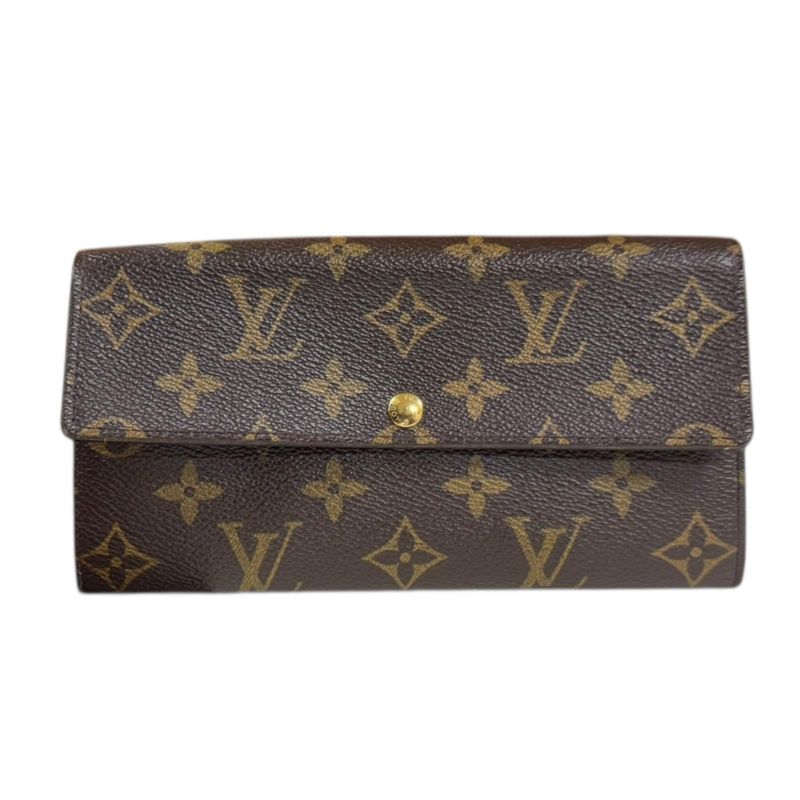 Louis Vuitton Portefeuille Sarah Monogram Long Wallet Monogram Canvas M61734