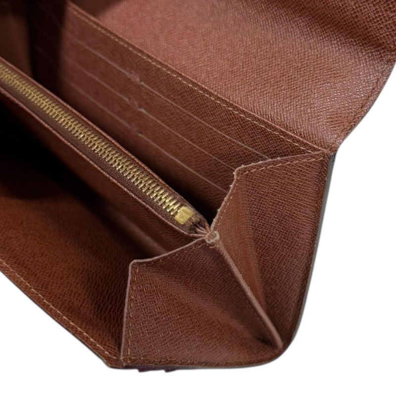 Louis Vuitton Portefeuille Sarah Monogram Long Wallet Monogram Canvas M61734
