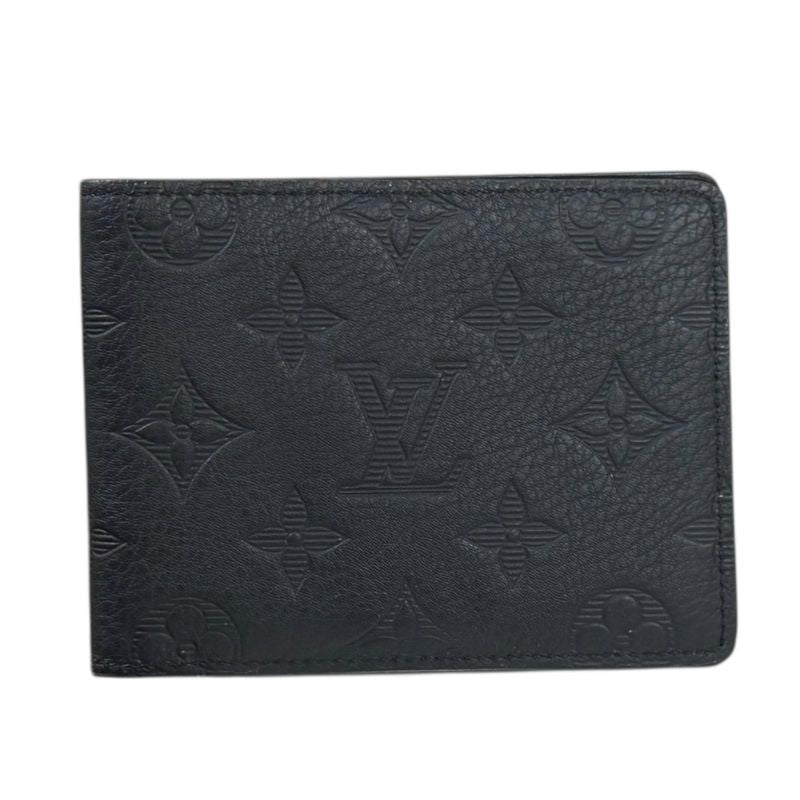 Louis Vuitton Portefeuille Multiple Monogram Taurillon Fold Wallet M82072 Men's