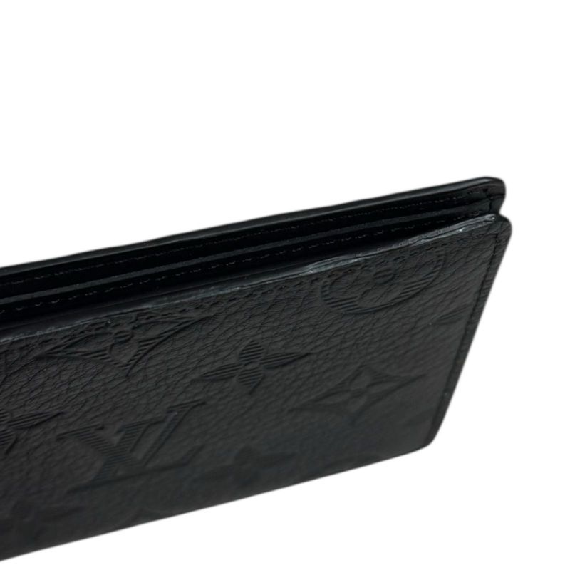 Louis Vuitton Portefeuille Multiple Monogram Taurillon Fold Wallet M82072 Men's