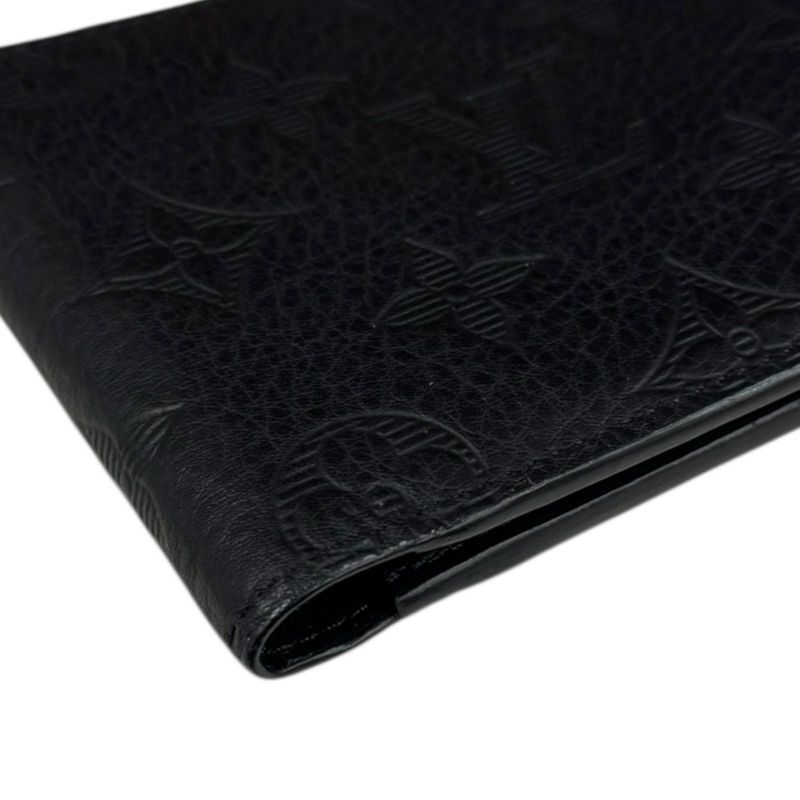 Louis Vuitton Portefeuille Multiple Monogram Taurillon Fold Wallet M82072 Men's