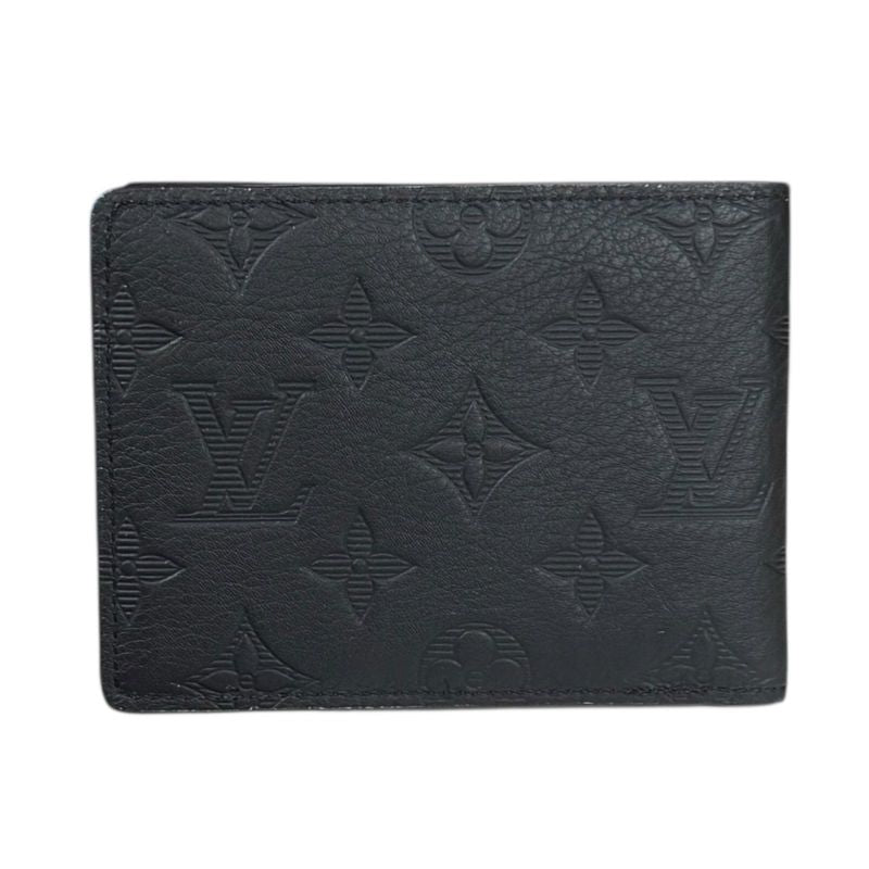Louis Vuitton Portefeuille Multiple Monogram Taurillon Fold Wallet M82072 Men's