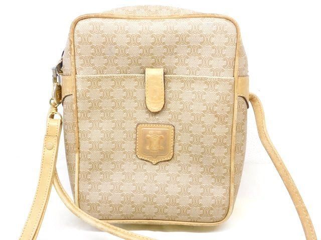 Celine - Vintage Mini Shoulder Bag Women's Pochette M06 Macadam Pattern □ 7K