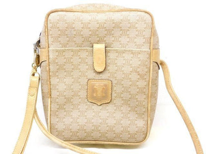 Celine - Vintage Mini Shoulder Bag Women's Pochette M06 Macadam Pattern □ 7K