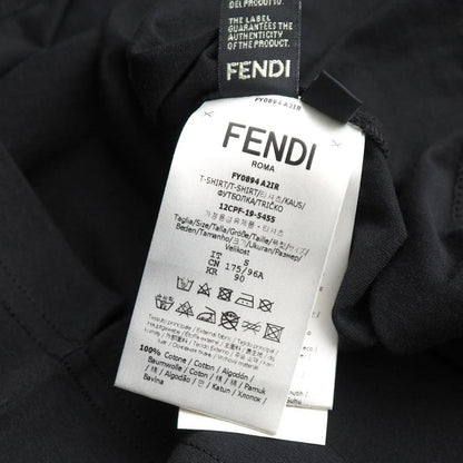 Fendi Short Sleeve T-shirt Size S FF Double F Sequins Crewneck Made In Italy