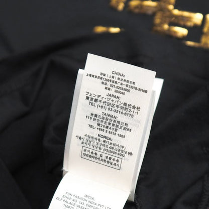 Fendi Short Sleeve T-shirt Size S FF Double F Sequins Crewneck Made In Italy