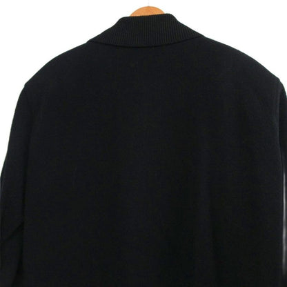 Christian DIOR Monsieur Monsier 90s Vintage Wool Melton Half Coat Blouson Black