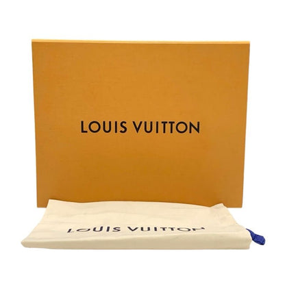 Louis Vuitton Rotary Line Boots Short Boots Shoes Leather Black Gold Logo