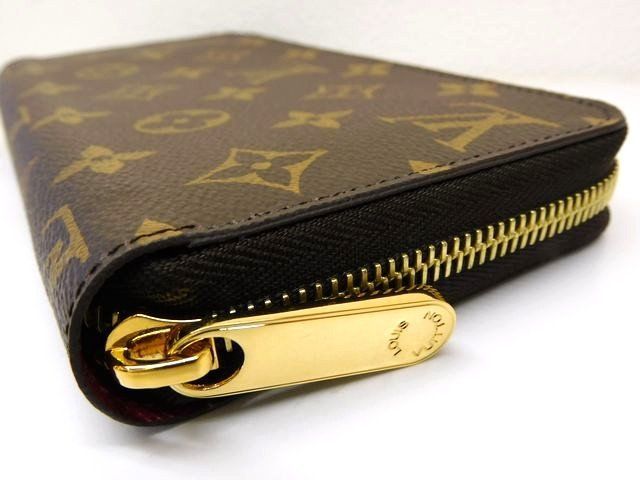 2F No 4 Louis Vuitton - M41895 RFID Tag Zippy Wallet Monogram Fuchsia Round