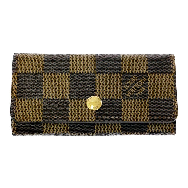 Louis Vuitton N62631 Damier PVC Multicles 4 Key Case Brown 494817 Key Case