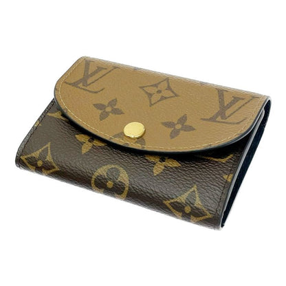 Louis Vuitton M82333 Monogram Reverse PVC Porte Monerosali Coin Case Brown