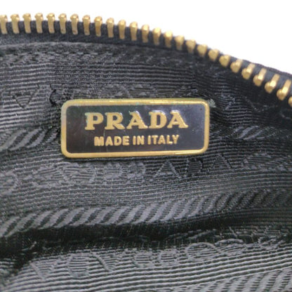Prada Fringe Heart Charm Travel Pouch / 1n0005 / Black / Available For Next Day