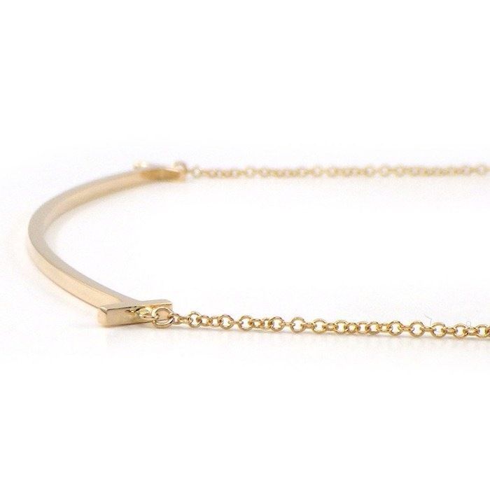 Tiffany & Co Tiffany & Co Necklace T-smile Large 60011651 18K Pink Gold