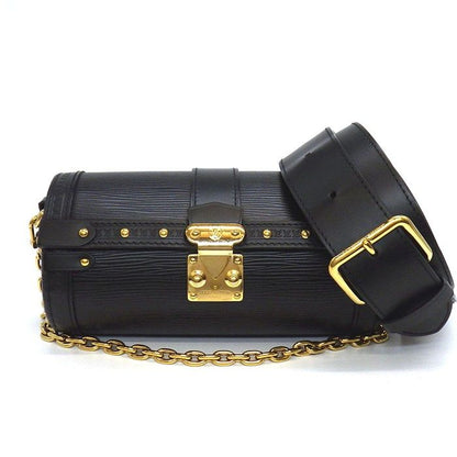Louis Vuitton Shoulder Bag/handbag Papillon Trunk M58655 Noir Black Epi Leather