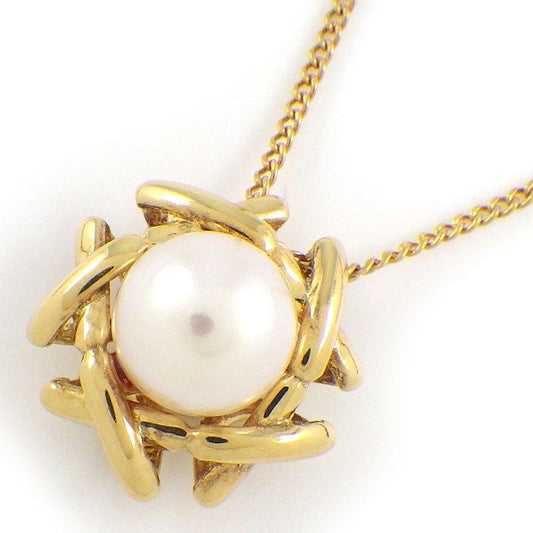 Tiffany & Co Tiffany & Co Necklace Kiss Around 1 Point Pearl 6.5mm (0.26in)