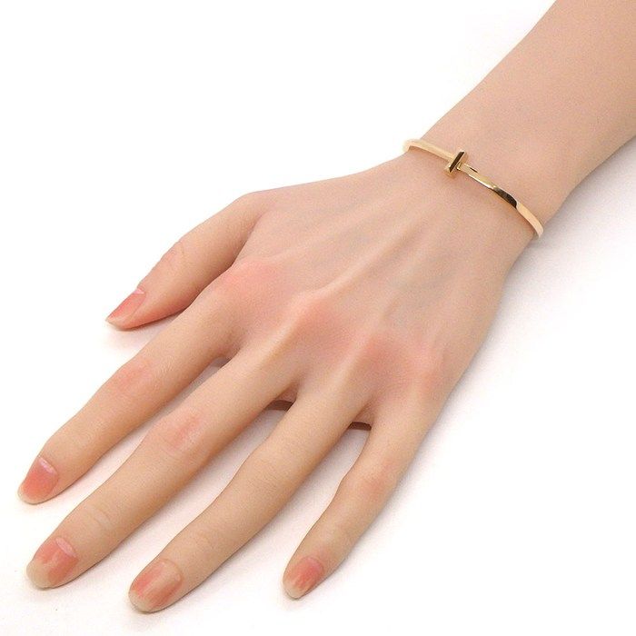 Tiffany & Co Tiffany & Co Bangle T-one Narrow Hinge 67794338 18K Pink Gold