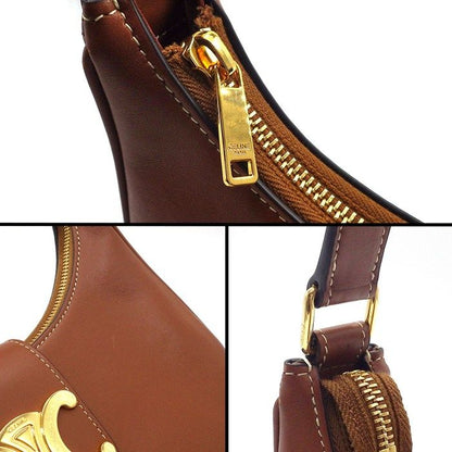 Celine Handbag/ Shoulder Bag Medium Ava Triomphe 114493dgq.04lu Tan Smooth