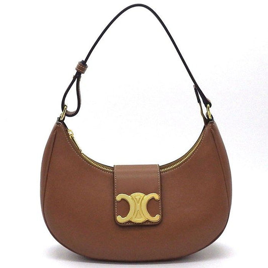 Celine Handbag/ Shoulder Bag Medium Ava Triomphe 114493dgq.04lu Tan Smooth