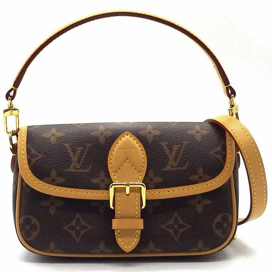 Louis Vuitton Handbag / Shoulder Bag Nano Diane M83298 Monogram Canvas Beigeleat