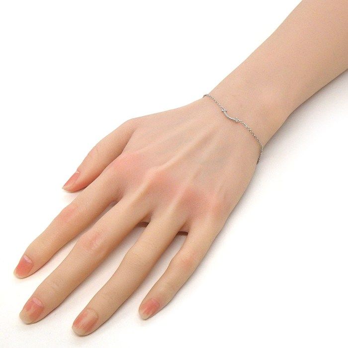 Tiffany & Co Tiffany & Co Bracelet T-smile Mini 62994797 Diamonds 0.04ct 18K