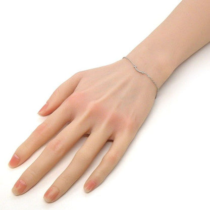 Tiffany & Co Tiffany & Co Bracelet T-smile Mini 62994797 Diamonds 0.04ct 18K