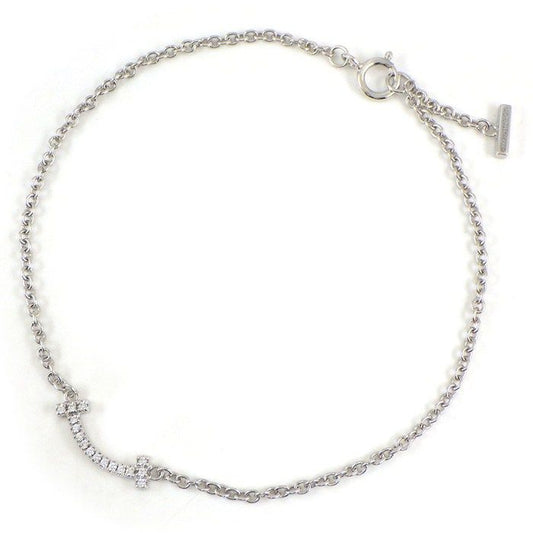 Tiffany & Co Tiffany & Co Bracelet T-smile Mini 62994797 Diamonds 0.04ct 18K