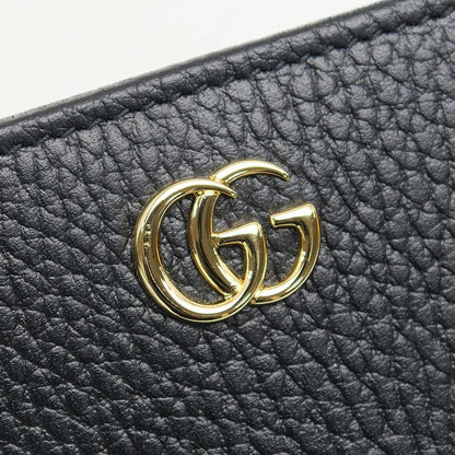 Gucci Double G Bi-color Small Wallet 790063 Black Leather