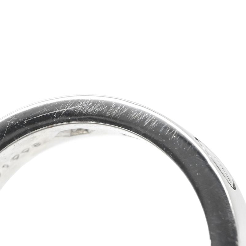 Cartier Ring Love Ring Half Diamond 18k White Gold Diamond White Gold #49 Love