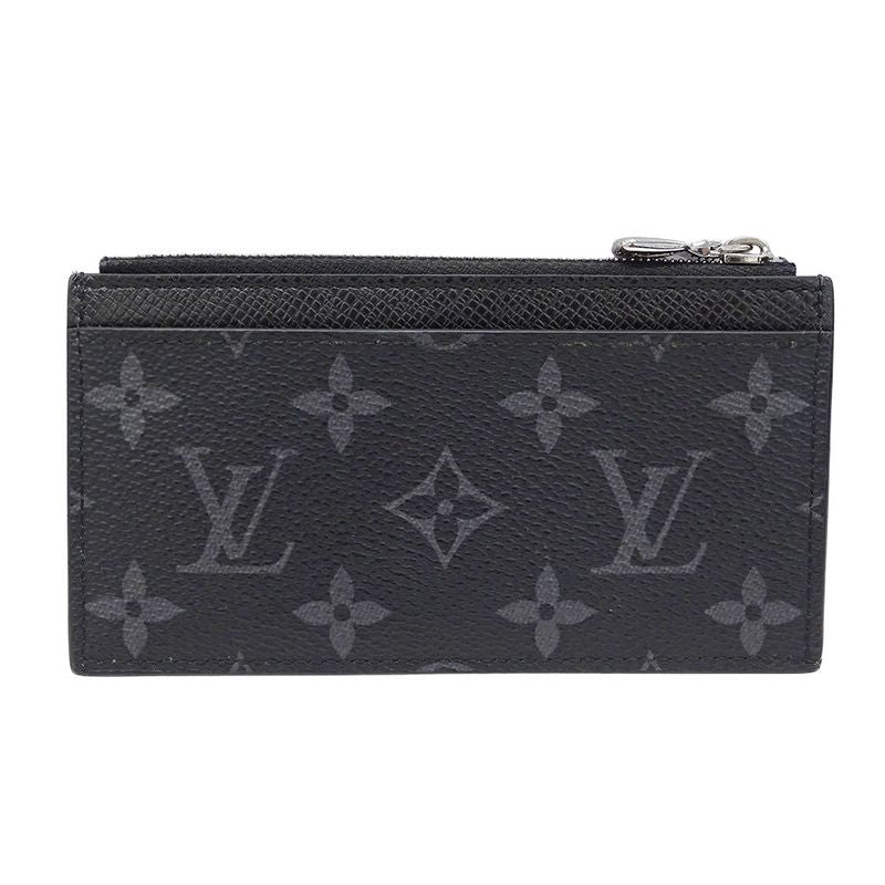 Louis Vuitton Wallets Men's Brand Coin Case Monogram Eclipse Coin Card Holder