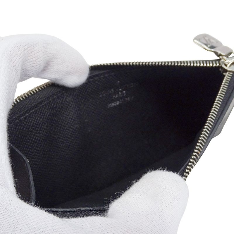 Louis Vuitton Wallets Men's Brand Coin Case Monogram Eclipse Coin Card Holder