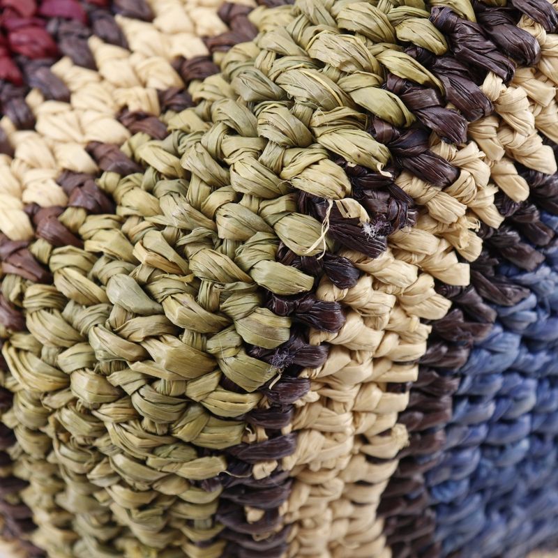 Balenciaga Cage Bag Raffia And Leather Women's Tote Bag