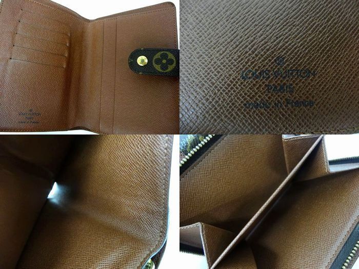 Vuitton Porte Papier Zip - M61207 Sp0054 Wallet With Hook Pocket Pass Case