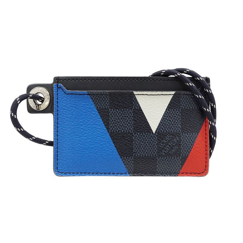 Louis Vuitton Card Case Men's Brand Damier Cobalt Canvas America's Cup Limited